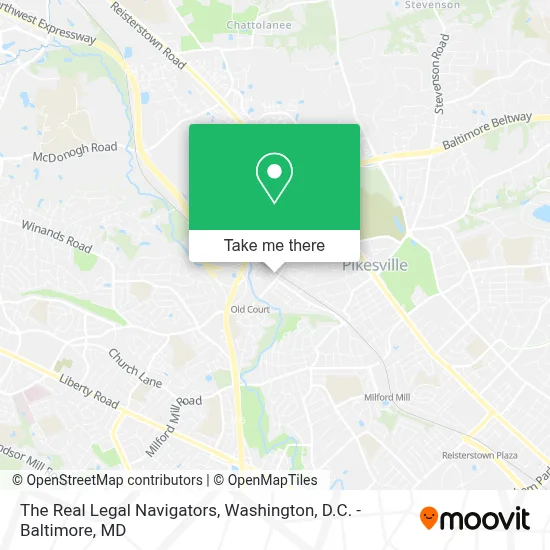 The Real Legal Navigators map