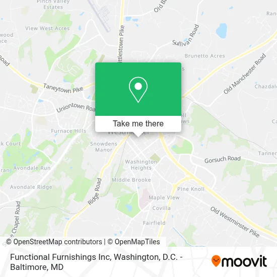 Functional Furnishings Inc map