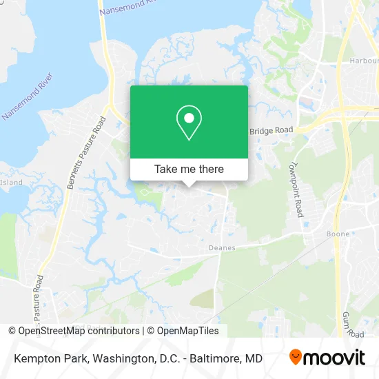 Kempton Park map