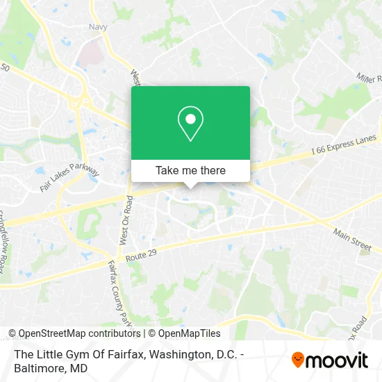 The Little Gym Of Fairfax map
