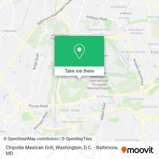 Chipotle Mexican Grill map