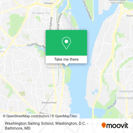 Washington Sailing School map