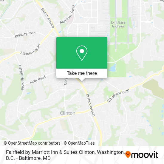 Fairfield by Marriott Inn & Suites Clinton map