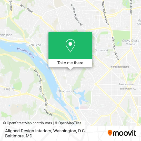 Aligned Design Interiors map