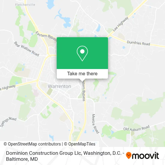 Dominion Construction Group Llc map