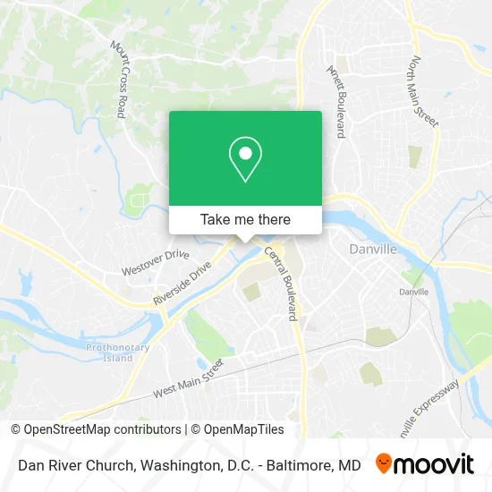 Dan River Church map
