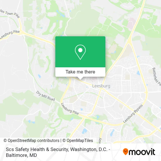 Scs Safety Health & Security map