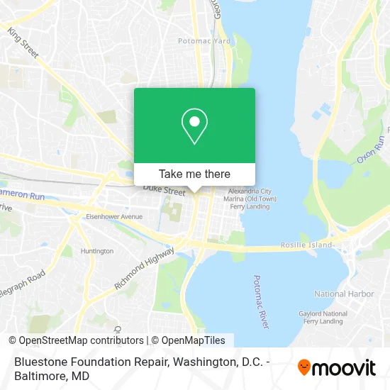 Bluestone Foundation Repair map
