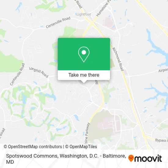 Spotswood Commons map