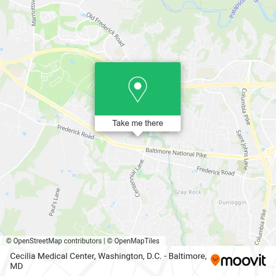 Cecilia Medical Center map
