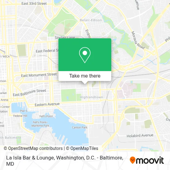 La Isla Bar & Lounge map
