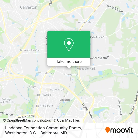Lindaben Foundation Community Pantry map