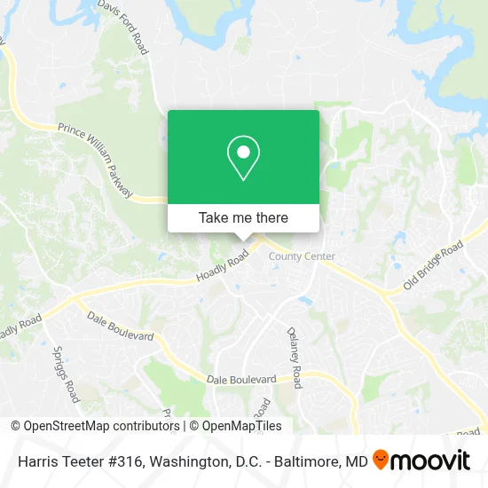Harris Teeter #316 map