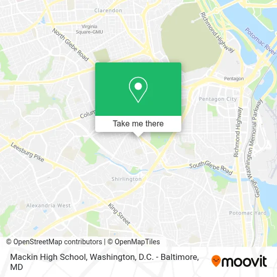 Mackin High School map