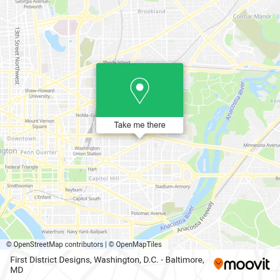 First District Designs map