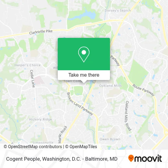Cogent People map