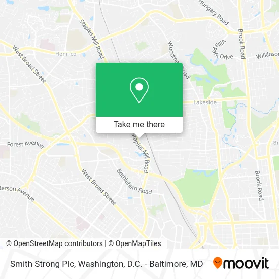 Smith Strong Plc map