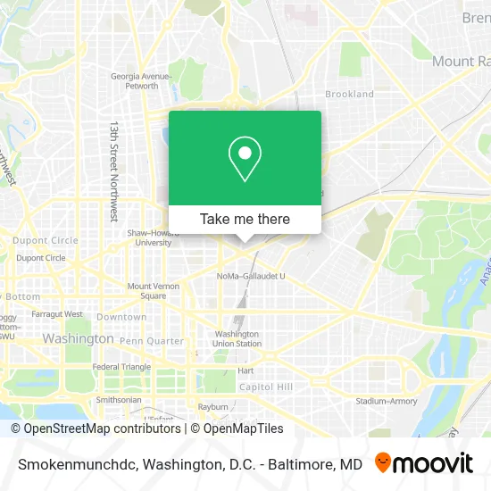 Smokenmunchdc map