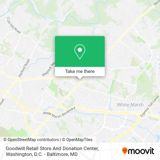 Goodwill Retail Store And Donation Center map