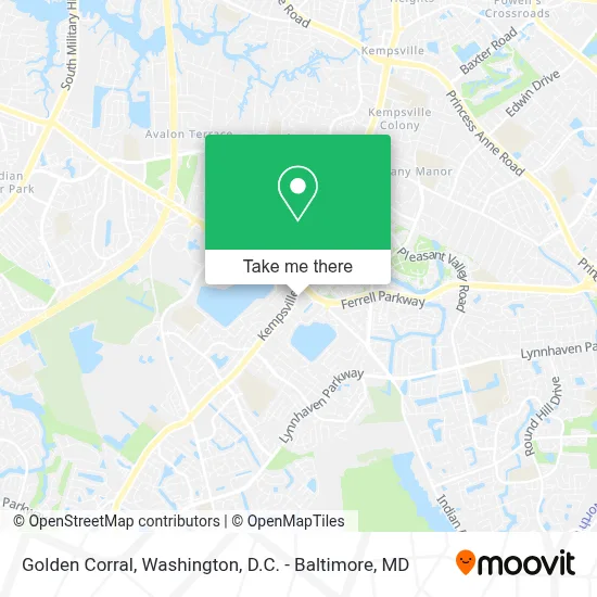 Golden Corral map