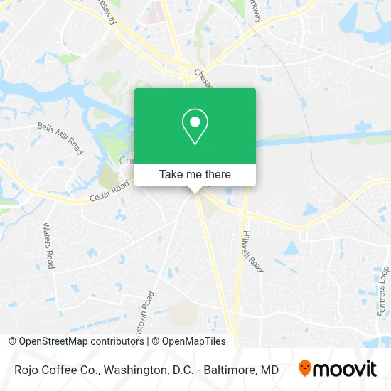 Rojo Coffee Co. map