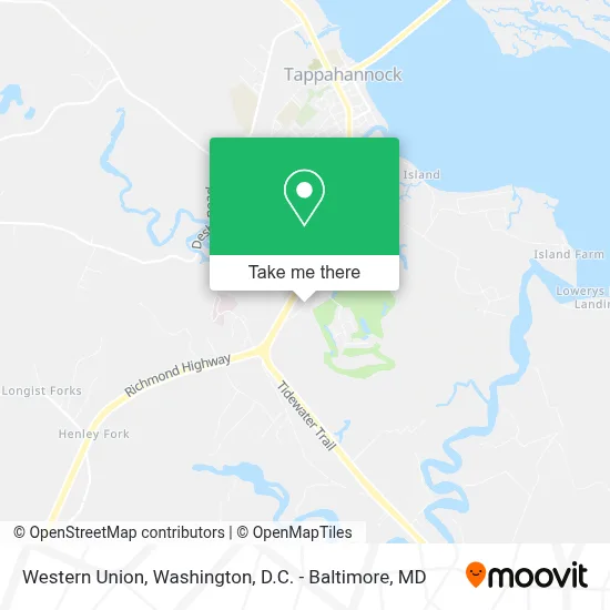 Western Union map
