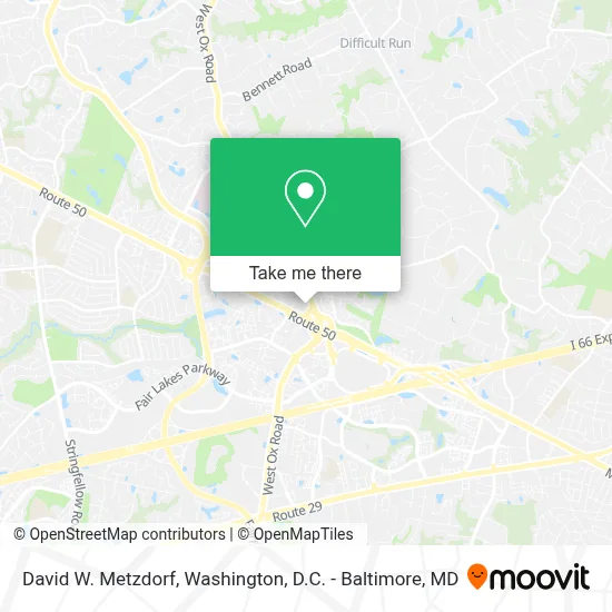 David W. Metzdorf map
