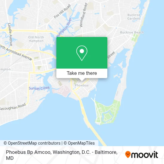 Phoebus Bp Amcoo map