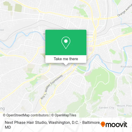 Next Phase Hair Studio map