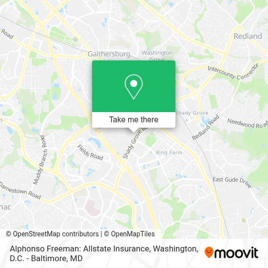 Alphonso Freeman: Allstate Insurance map