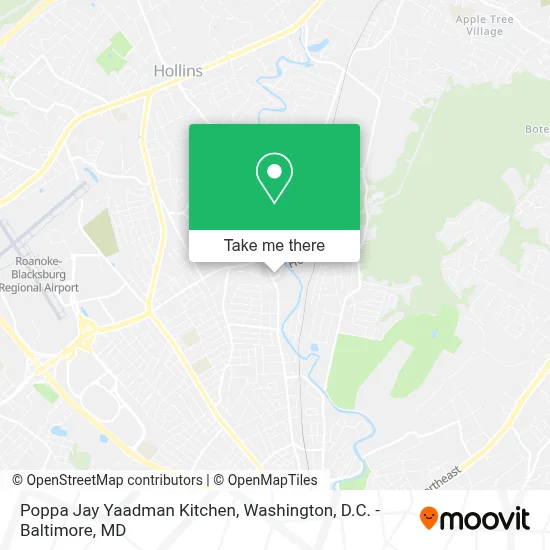 Poppa Jay Yaadman Kitchen map