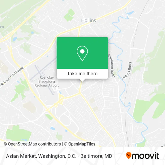 Asian Market map