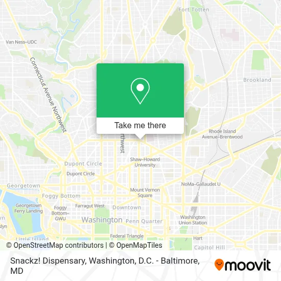 Snackz! Dispensary map