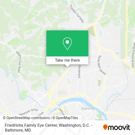 Friedrichs Family Eye Center map