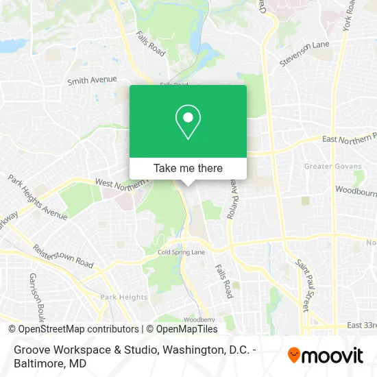 Groove Workspace & Studio map