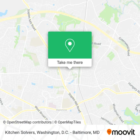 Kitchen Solvers map