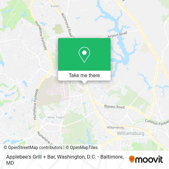 Applebee's Grill + Bar map