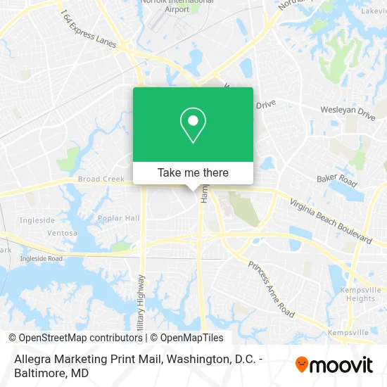 Allegra Marketing Print Mail map