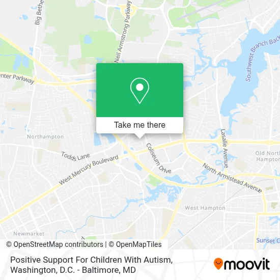 Positive Support For Children With Autism map