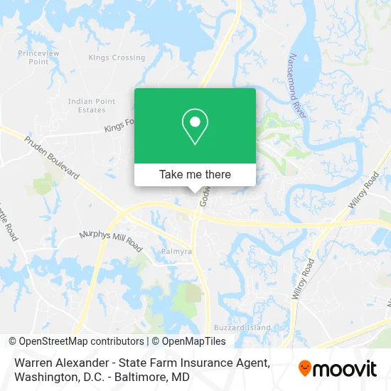 Warren Alexander - State Farm Insurance Agent map