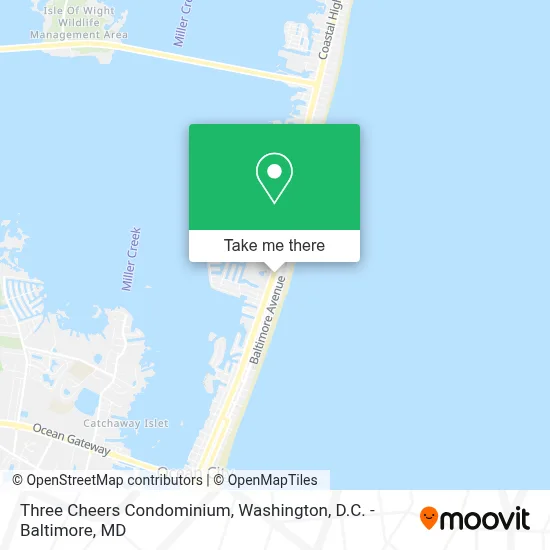 Three Cheers Condominium map