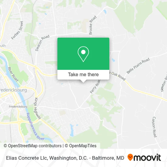 Elias Concrete Llc map