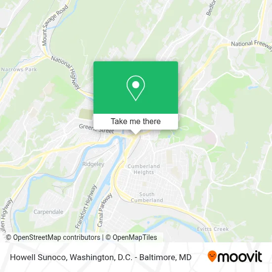 Howell Sunoco map