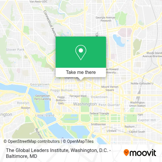 The Global Leaders Institute map
