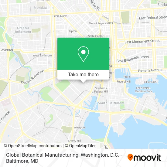 Global Botanical Manufacturing map