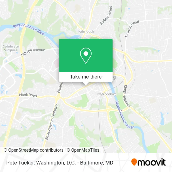 Pete Tucker map