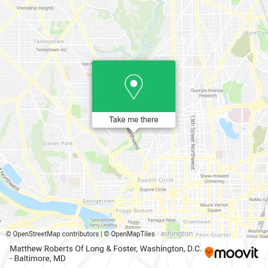 Matthew Roberts Of Long & Foster map