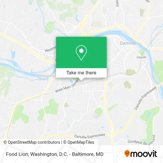 Food Lion map