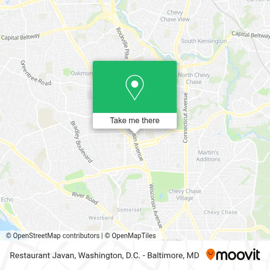 Restaurant Javan map