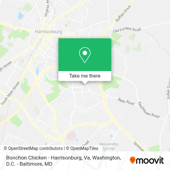 Bonchon Chicken - Harrisonburg, Va map